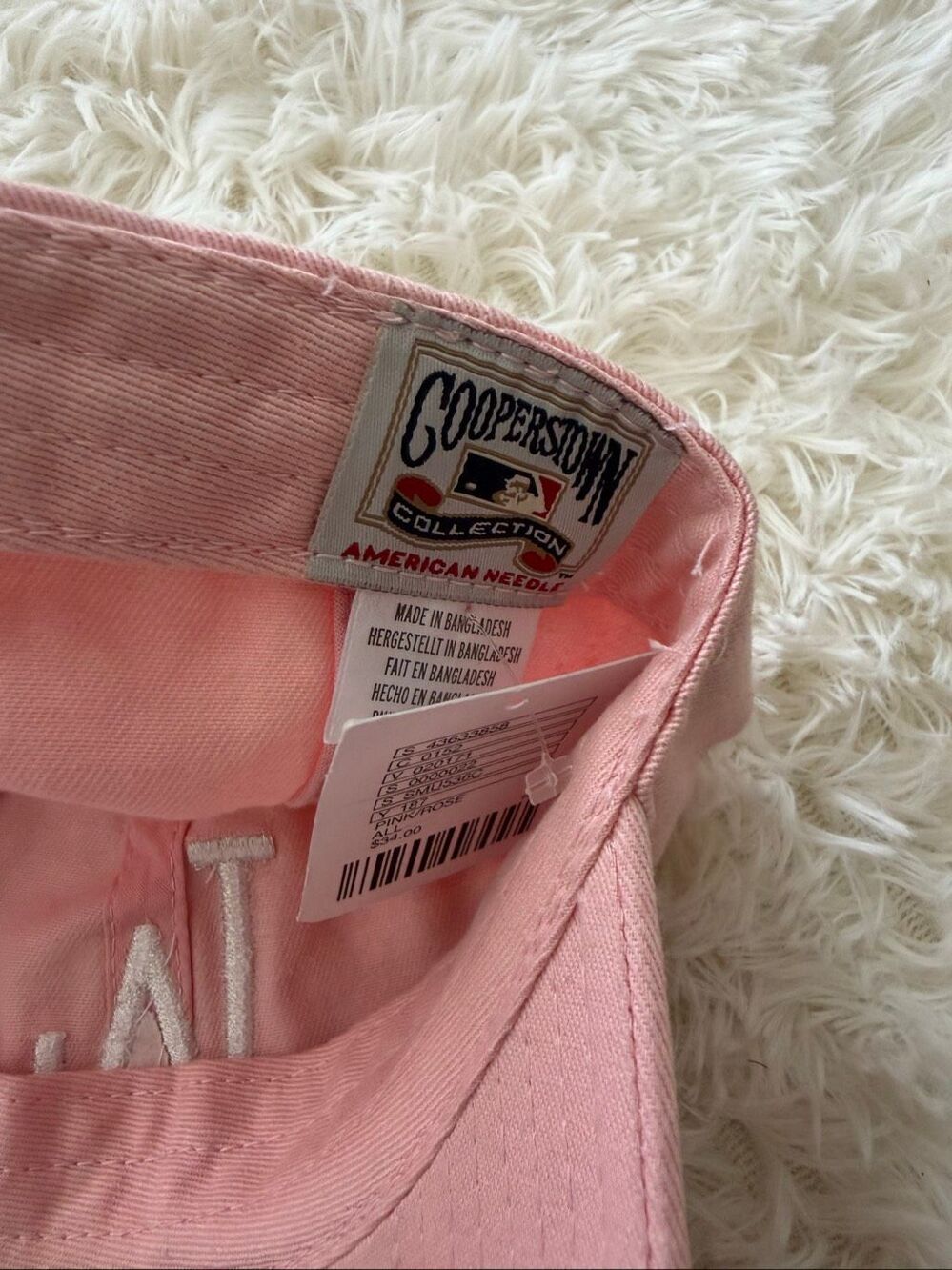Pink LA Baseball cap - Picture 5 of 7